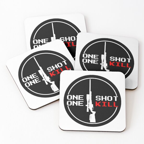 Item preview, One Shot One Kill Sniper Combat Tactical Military Airsoft Sticker designed and sold by airsoft-red.