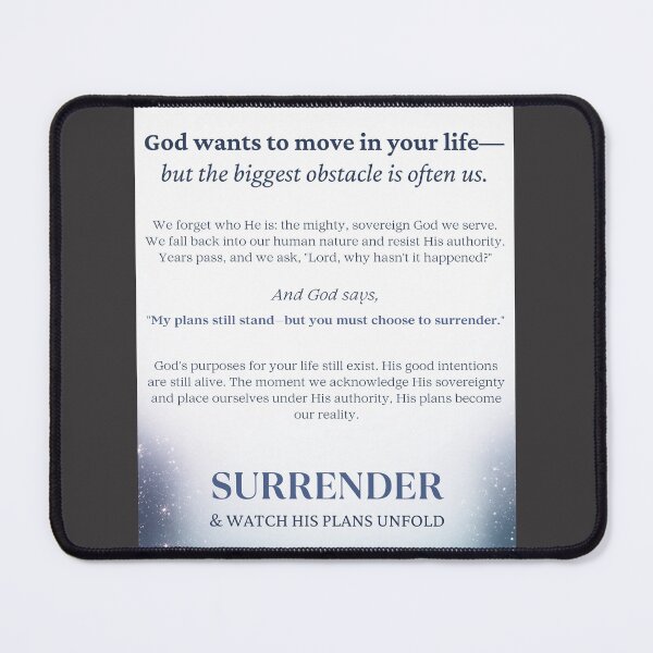 Item preview, “Surrender & Watch His Plans Unfold,” designed and sold by Nacho-A-Daddy Creations.