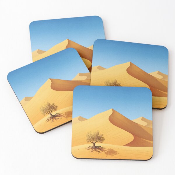 Item preview, Sahara Dunes Morocco - Minimalist Sand Drift Watercolor designed and sold by TheDesignDen21.