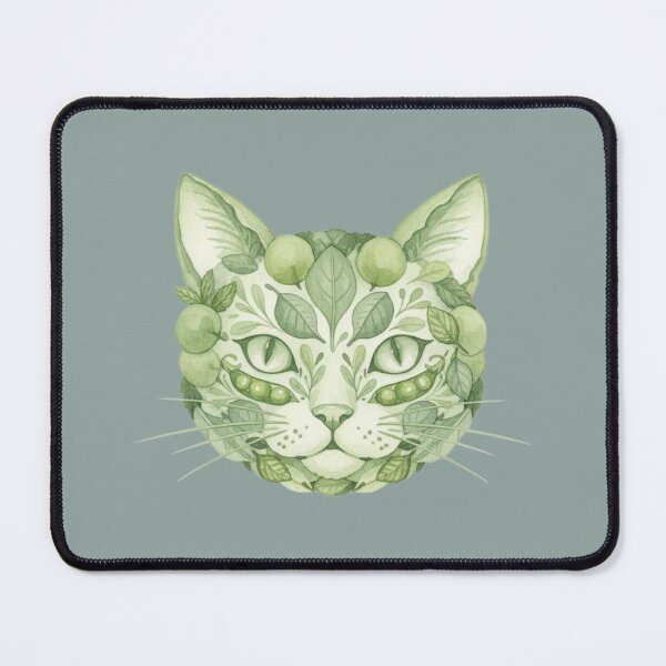 Item preview, Vegetable Cat Botanical Face. designed and sold by Teenidesign .