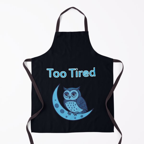 Item preview, Too Tired Neon Owl T-Shirt – Exhausted Night Owl Under Moonlight Blue Glow Modern Graphic Tee designed and sold by ZyxDes.