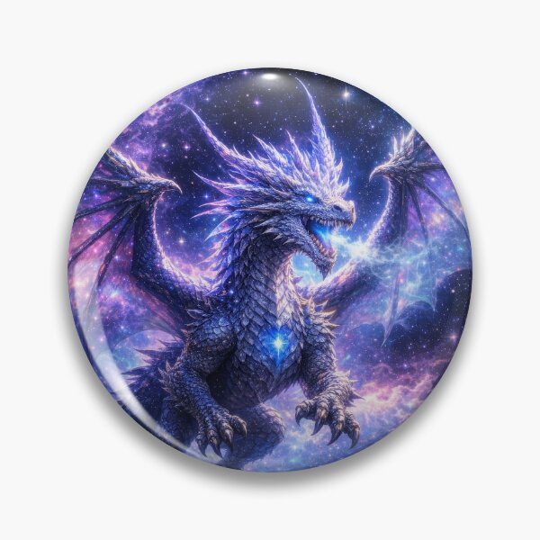 Item preview, Celestial Galaxy Dragon – Cosmic Fantasy Guardian Art designed and sold by DrakariArt.