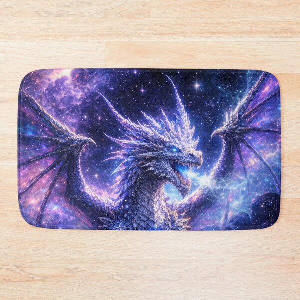 Item preview, Celestial Galaxy Dragon – Cosmic Fantasy Guardian Art designed and sold by DrakariArt.