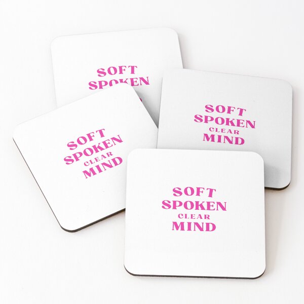 Item preview, Soft Spoken Clear Mind Quote designed and sold by Bongsheila.