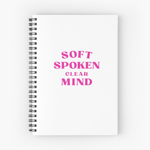 Item preview, Soft Spoken Clear Mind Quote designed and sold by Bongsheila.
