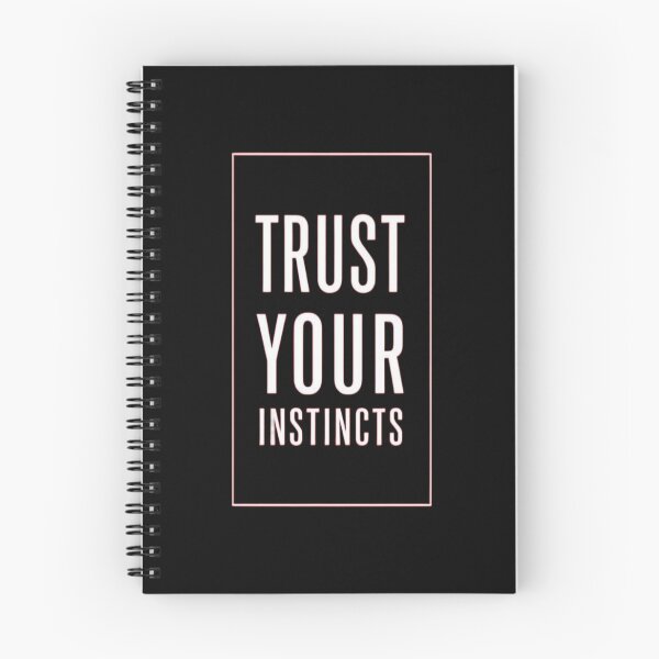 Item preview, Bold “Trust Your Instincts” Motivational Quote Design for Mindset, Focus, Discipline and Daily Growth designed and sold by Bright Nest Studio.