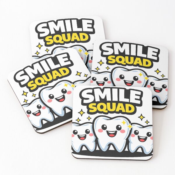 Item preview, Smile Squad Cute Tooth Team Design designed and sold by raditya.