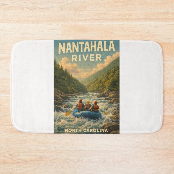 Item preview, Nantahala River Whitewater Rafting in Nantahala National Forest near Bryson City and Great Smoky Mountains, North Carolina designed and sold by Places On Earth.