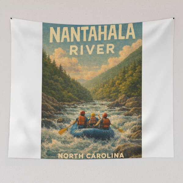 Item preview, Nantahala River Whitewater Rafting in Nantahala National Forest near Bryson City and Great Smoky Mountains, North Carolina designed and sold by Places On Earth.