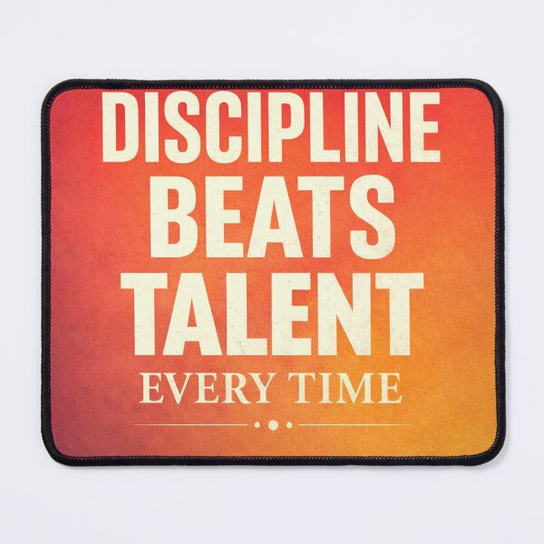 Item preview, Discipline Beats Talent Every Time Motivational Quote  designed and sold by the-dovlat.