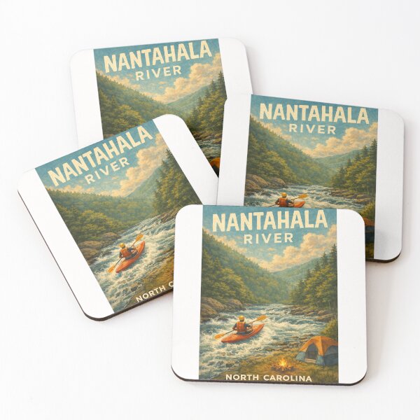 Item preview, Nantahala River Kayaking and Camping in Nantahala National Forest near Bryson City and Great Smoky Mountains, North Carolina designed and sold by Places On Earth.