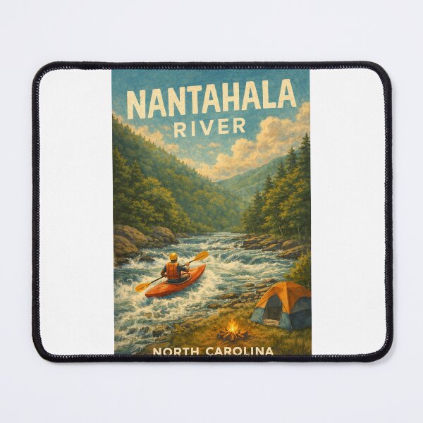 Item preview, Nantahala River Kayaking and Camping in Nantahala National Forest near Bryson City and Great Smoky Mountains, North Carolina designed and sold by Places On Earth.
