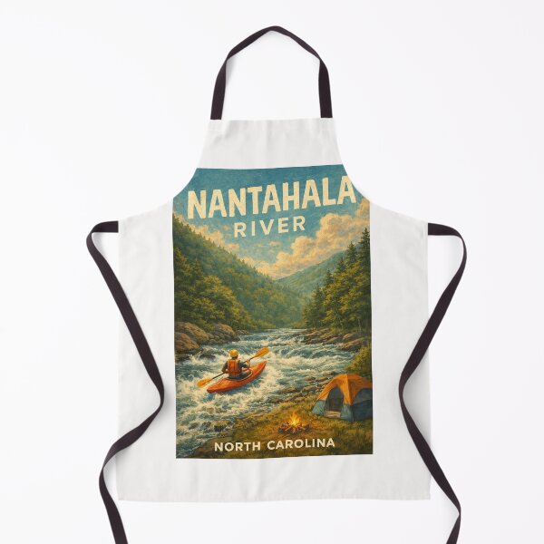 Item preview, Nantahala River Kayaking and Camping in Nantahala National Forest near Bryson City and Great Smoky Mountains, North Carolina designed and sold by Places On Earth.