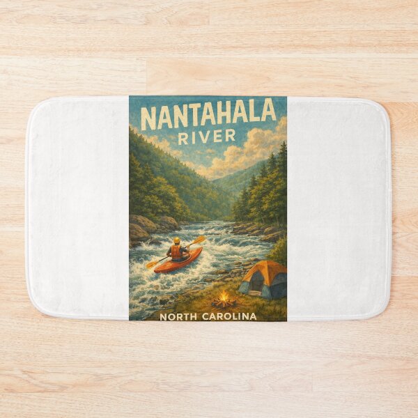Item preview, Nantahala River Kayaking and Camping in Nantahala National Forest near Bryson City and Great Smoky Mountains, North Carolina designed and sold by Places On Earth.