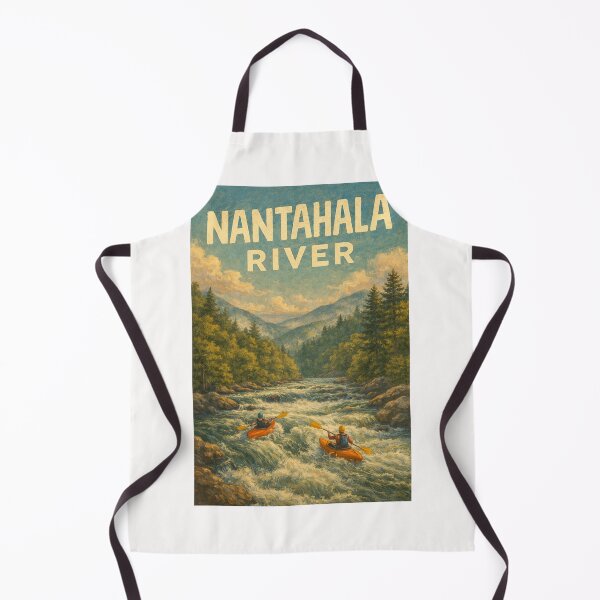 Item preview, Nantahala River Whitewater Kayaking in Nantahala Gorge near Bryson City and Appalachian Mountains, North Carolina designed and sold by Places On Earth.