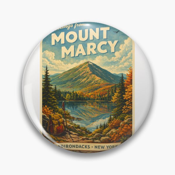 Item preview, Mount Marcy in Adirondack Park near Lake Placid and High Peaks Wilderness, New York designed and sold by Places On Earth.