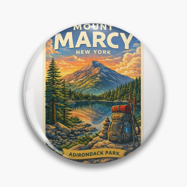 Item preview, Mount Marcy and Adirondack Park near Lake Placid and High Peaks Wilderness, New York designed and sold by Places On Earth.