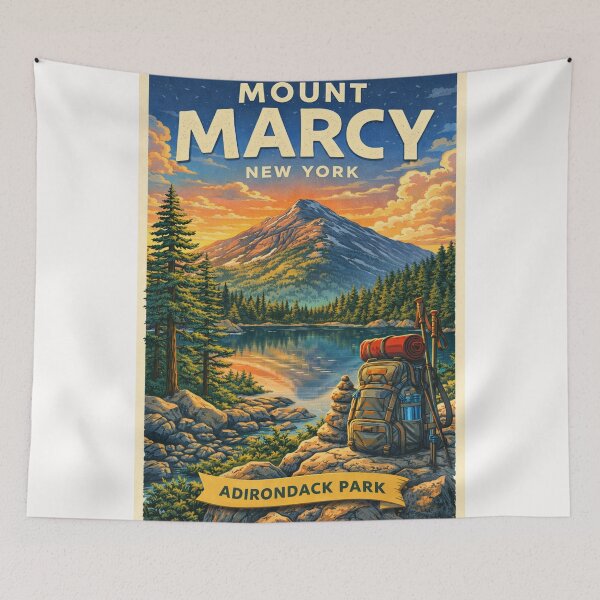 Item preview, Mount Marcy and Adirondack Park near Lake Placid and High Peaks Wilderness, New York designed and sold by Places On Earth.
