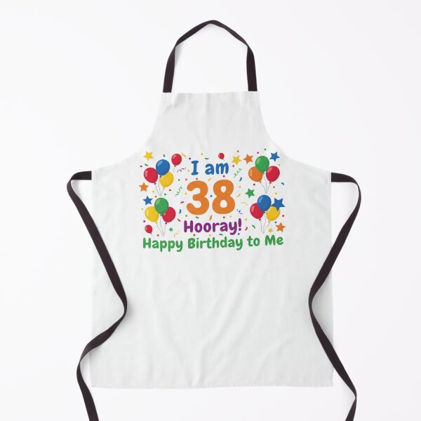 Item preview, I am 38 Hooray! Happy Birthday to Me. Tag My Shirt designed and sold by Tag My Shirt - Clothing Made to Be Written On..