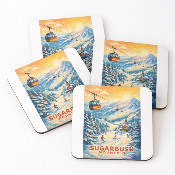 Item preview, Sugarbush Resort and Lincoln Peak in Mad River Valley near Warren and Mount Ellen, Vermont designed and sold by Places On Earth.