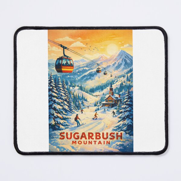 Item preview, Sugarbush Resort and Lincoln Peak in Mad River Valley near Warren and Mount Ellen, Vermont designed and sold by Places On Earth.