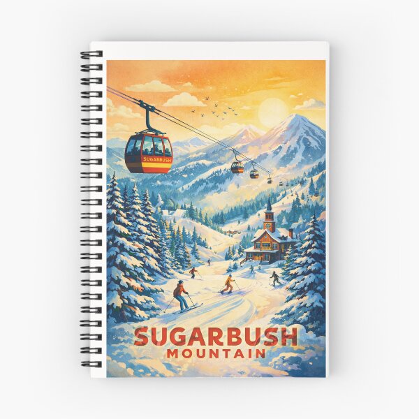 Item preview, Sugarbush Resort and Lincoln Peak in Mad River Valley near Warren and Mount Ellen, Vermont designed and sold by Places On Earth.