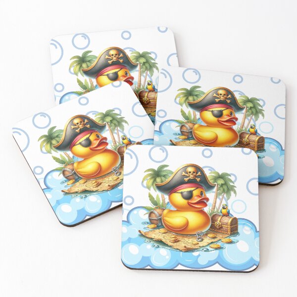 Item preview, Pirate Rubber Duck Treasure designed and sold by Sillytoe.