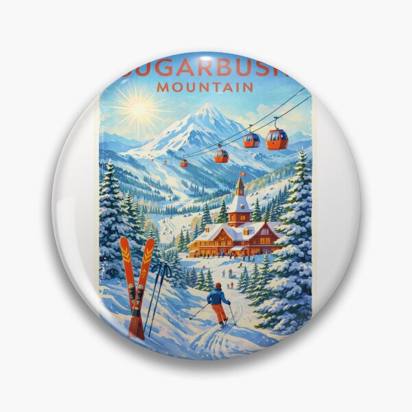 Item preview, Sugarbush Resort at Lincoln Peak and Mount Ellen in Mad River Valley near Warren, Vermont designed and sold by Places On Earth.