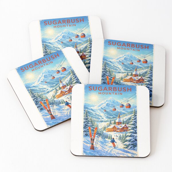 Item preview, Sugarbush Resort at Lincoln Peak and Mount Ellen in Mad River Valley near Warren, Vermont designed and sold by Places On Earth.