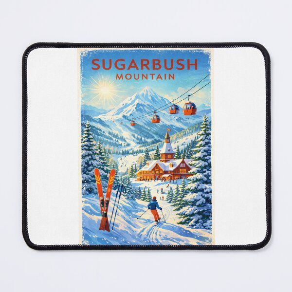 Item preview, Sugarbush Resort at Lincoln Peak and Mount Ellen in Mad River Valley near Warren, Vermont designed and sold by Places On Earth.