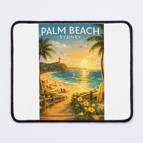 Item preview, Palm Beach Sydney and Barrenjoey Lighthouse overlooking Pittwater and Broken Bay, Northern Beaches New South Wales designed and sold by Places On Earth.