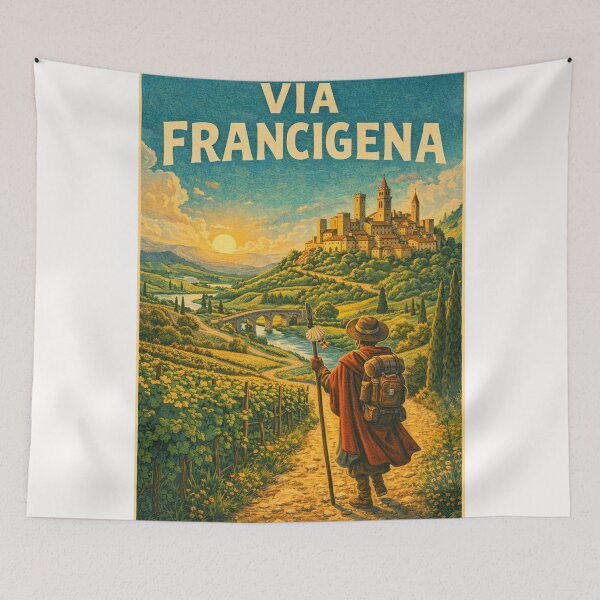 Item preview, Via Francigena Pilgrimage Route through Tuscany near San Gimignano and Siena, Italy designed and sold by Places On Earth.