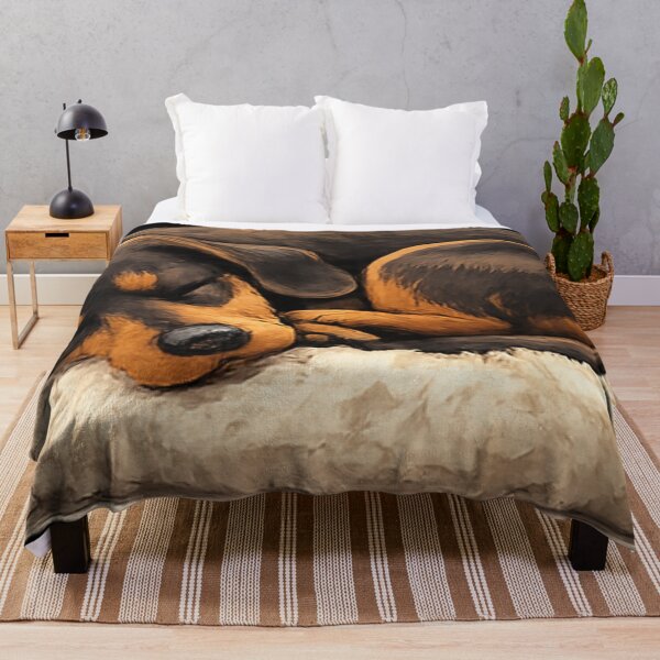 Item preview, Dachshund Napping – Sleeping Puppy designed and sold by OneMoments.