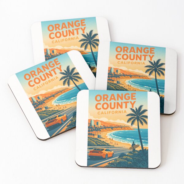 Item preview, Orange County California Coastline near Laguna Beach and Newport Beach along Pacific Coast Highway designed and sold by Places On Earth.