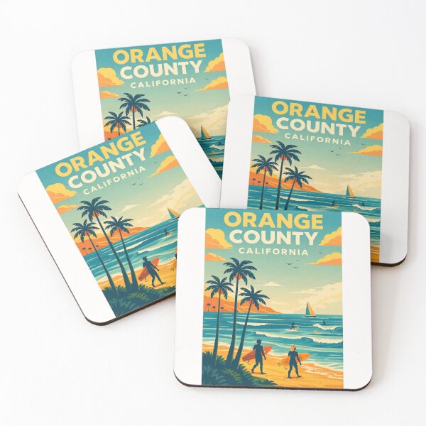 Item preview, Orange County California Beaches near Laguna Beach and Huntington Beach along Pacific Coast Highway designed and sold by Places On Earth.