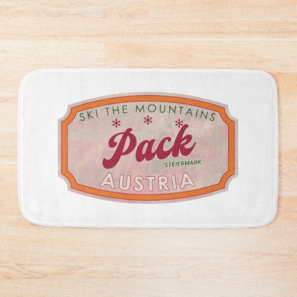 Item preview, Pack, Austria, Steiermark, Ski, textured skiing badge designed and sold by Wanderful-roads.