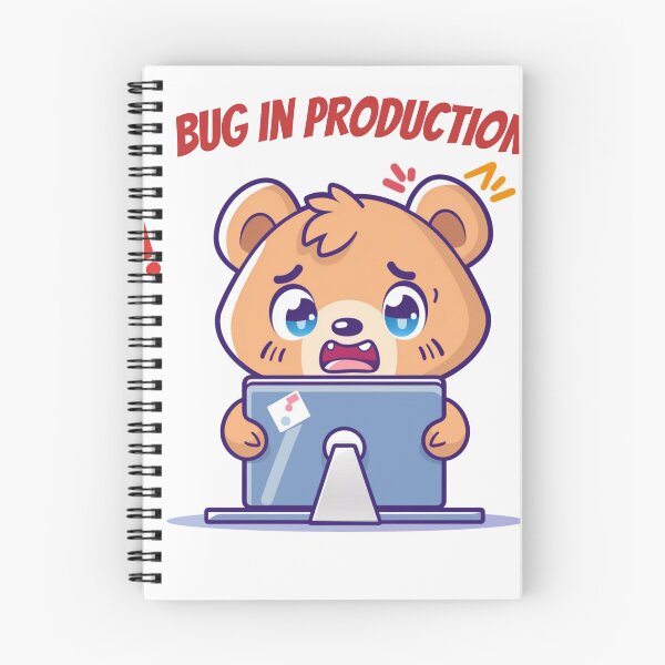 Item preview, Panicking Developer Bear Bug Production designed and sold by MAGEditions.