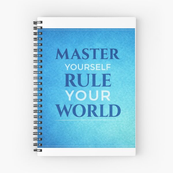 Item preview, Master Yourself Rule Your World Inspirational Quote designed and sold by the-dovlat.