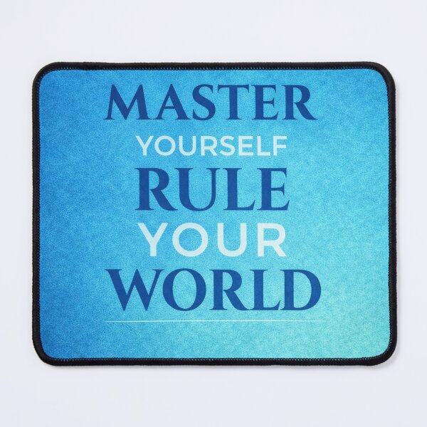 Item preview, Master Yourself Rule Your World Inspirational Quote designed and sold by the-dovlat.