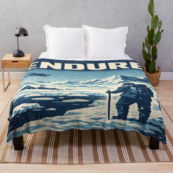 Item preview, Endure – Vintage Polar Expedition Adventure Poster | Motivational Explorer Wall Art designed and sold by Globalcitytees.