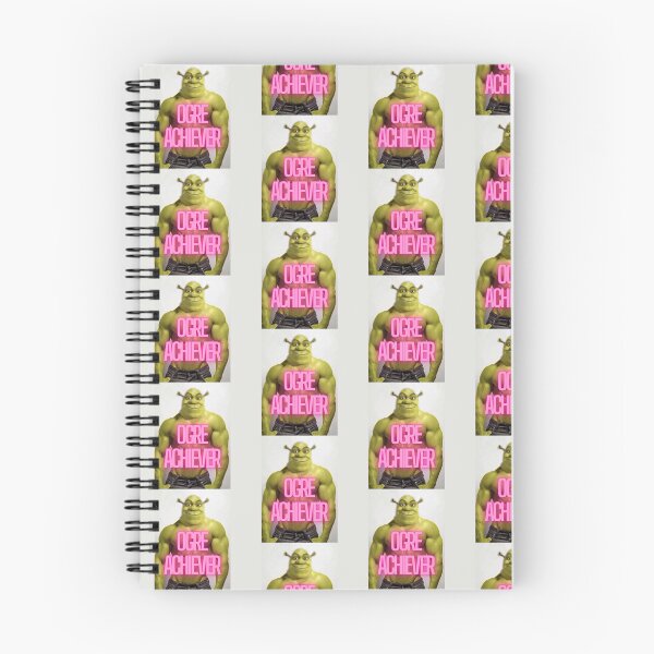 Item preview, OGRE ACHIEVER,SHREK FUNNY MOTIVATIONAL STICKER designed and sold by BANANASAURUS02.