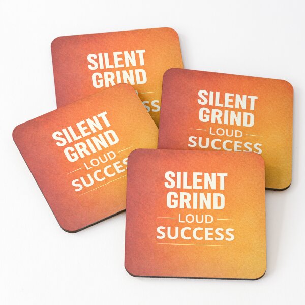 Item preview, Silent Grind Loud Success Motivational Quote designed and sold by the-dovlat.