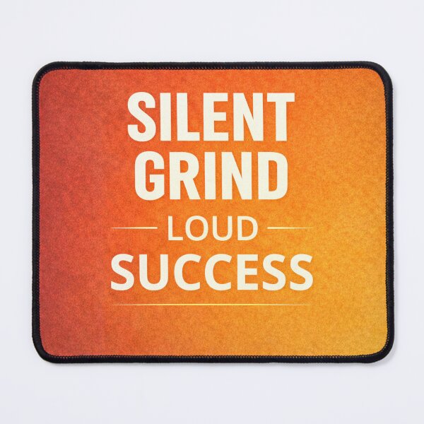 Item preview, Silent Grind Loud Success Motivational Quote designed and sold by the-dovlat.