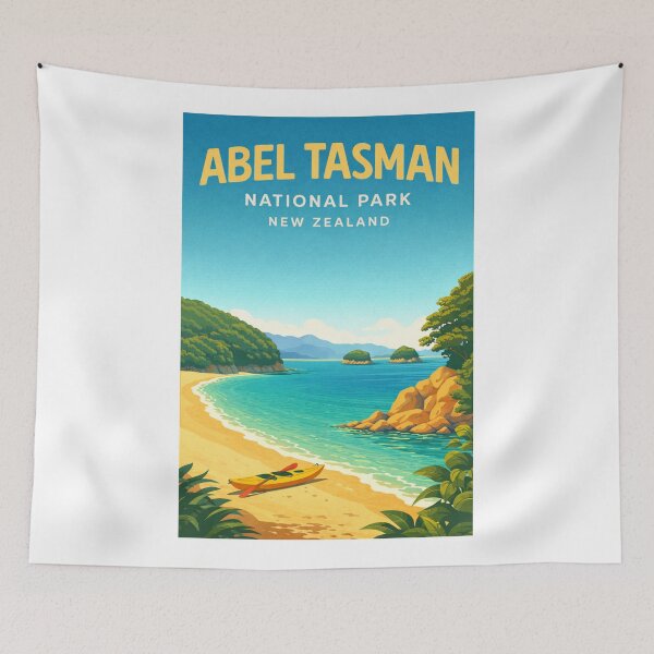 Item preview, Abel Tasman National Park Coastline near Kaiteriteri and Marahau in Tasman Region, South Island New Zealand designed and sold by Aryabek.