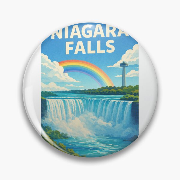 Item preview, Niagara Falls and Horseshoe Falls along the Niagara River near Niagara Falls Ontario and Niagara Falls New York designed and sold by Aryabek.