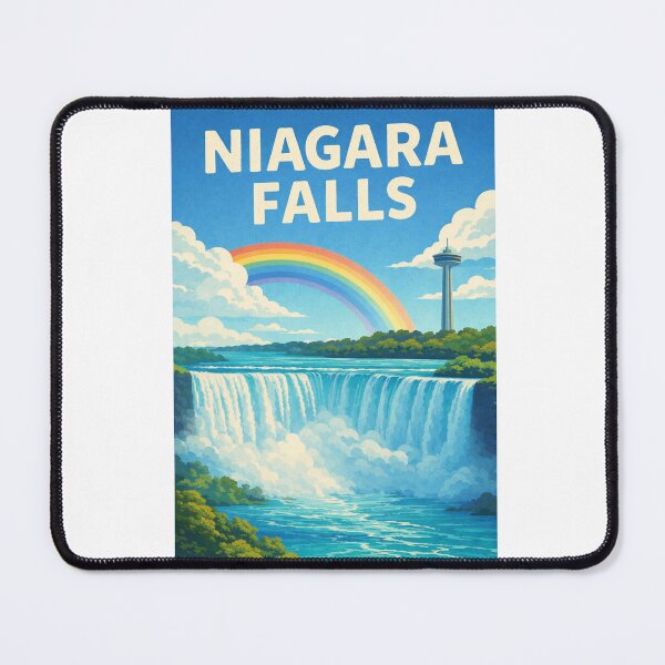 Item preview, Niagara Falls and Horseshoe Falls along the Niagara River near Niagara Falls Ontario and Niagara Falls New York designed and sold by Aryabek.