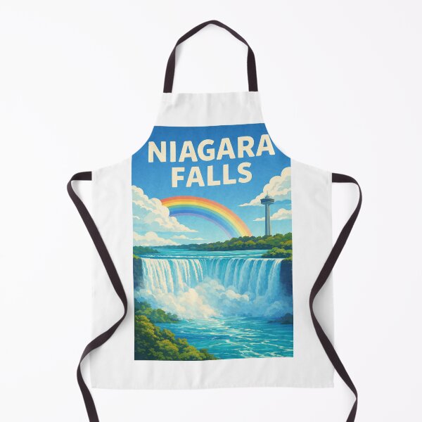 Item preview, Niagara Falls and Horseshoe Falls along the Niagara River near Niagara Falls Ontario and Niagara Falls New York designed and sold by Aryabek.