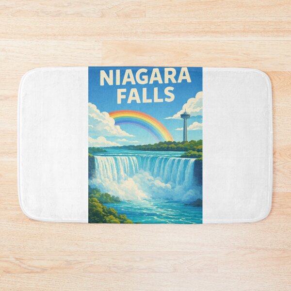 Item preview, Niagara Falls and Horseshoe Falls along the Niagara River near Niagara Falls Ontario and Niagara Falls New York designed and sold by Aryabek.