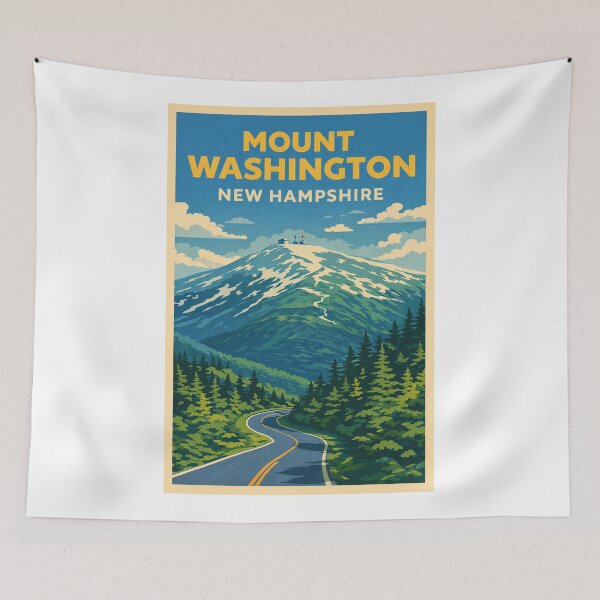 Item preview, Mount Washington in White Mountains near Pinkham Notch and Crawford Notch, New Hampshire designed and sold by Aryabek.