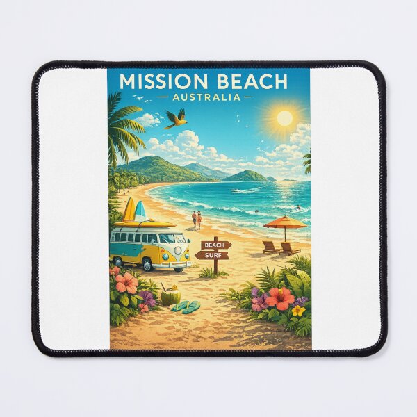 Item preview, Mission Beach Queensland near Dunk Island and Great Barrier Reef, Australia designed and sold by Aryabek.